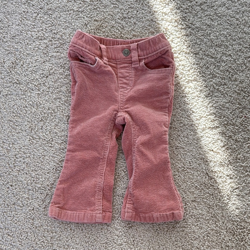 Kids Pink Corduroy Pants